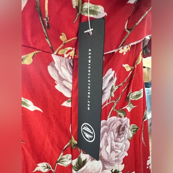 As U Wish Red Sweetheart Midi Dress - Picture 7 of 8